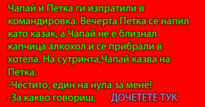 Read more about the article Вицове за Чапай и Петка 2