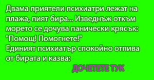 Read more about the article Двама приятели психиатри…