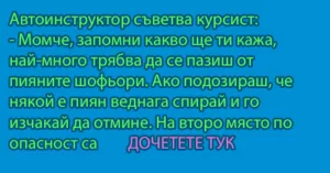 Read more about the article Автоинструктор съветва…