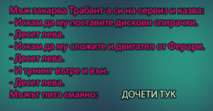 Read more about the article Мъж закарва Трабант…