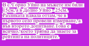 Read more about the article В с. Горно Уйно на мъжете им били…