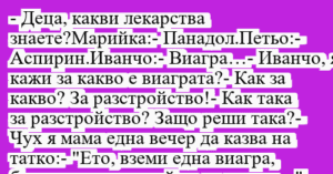 Read more about the article – Деца, какви лекарства…