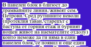 Read more about the article В пaнелен блок в близост до…