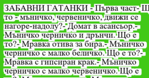Read more about the article ЗАБАВНИ ГАТАНКИ – Първа част- Що е…