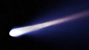 Read more about the article Астрономите забелязват “рога”, излизащи от комета след внезапно мощно избухване!